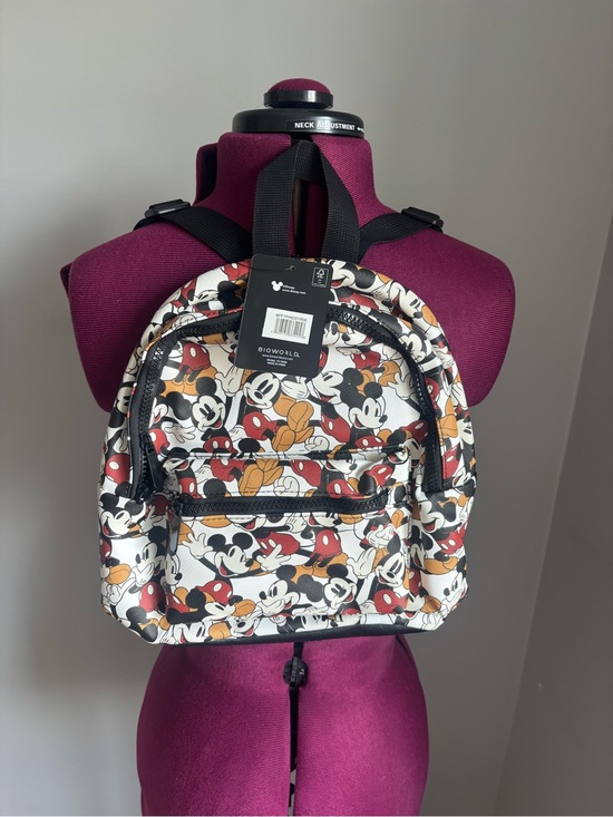 Bioworld Handbags - Bioworld Mickey Mouse Mini Backpack - White, Black, Red, Mustard